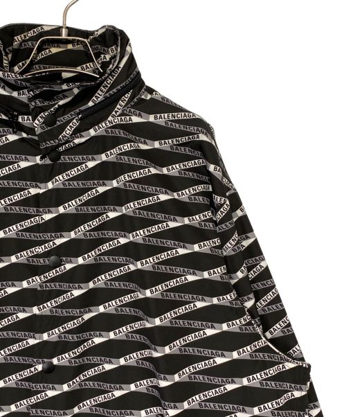 BALENCIAGA（バレンシアガ）BALENCIAGA (バレンシアガ) ロゴブルゾン ブラック サイズ:46の古着・服飾アイテム