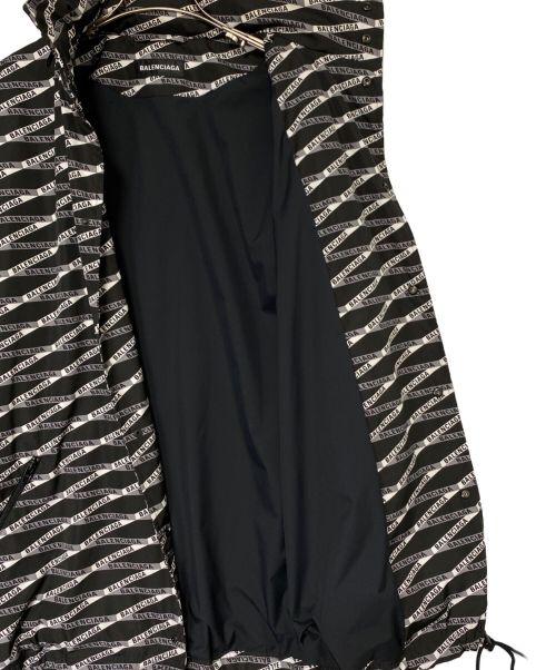 BALENCIAGA（バレンシアガ）BALENCIAGA (バレンシアガ) ロゴブルゾン ブラック サイズ:46の古着・服飾アイテム