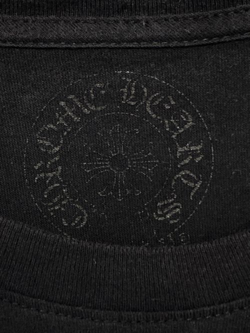CHROME HEARTS（クロムハーツ）CHROME HEARTS (クロムハーツ) ポケットロングスリーブTシャツ ブラック サイズ:Lの古着・服飾アイテム