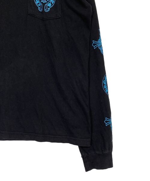 CHROME HEARTS（クロムハーツ）CHROME HEARTS (クロムハーツ) ポケットロングスリーブTシャツ ブラック サイズ:Lの古着・服飾アイテム