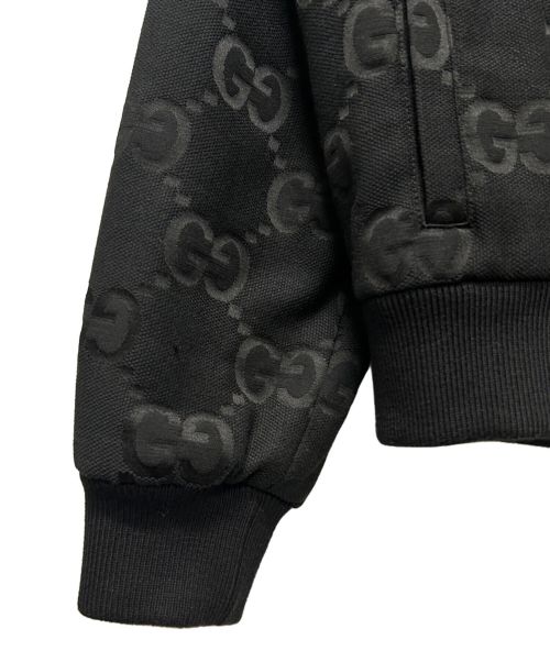 GUCCI（グッチ）GUCCI (グッチ) ジャンボGGブルゾン ブラック サイズ:44の古着・服飾アイテム