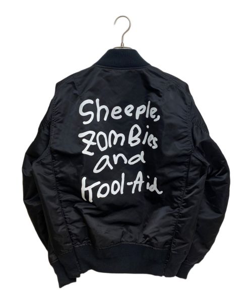 sacai（サカイ）sacai (サカイ) MADSAKI (マドサキ) 22AW ナイロンツイルブルゾン ブラック サイズ:2の古着・服飾アイテム