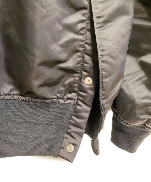 sacai（サカイ）sacai (サカイ) MADSAKI (マドサキ) 22AW ナイロンツイルブルゾン ブラック サイズ:2の古着・服飾アイテム
