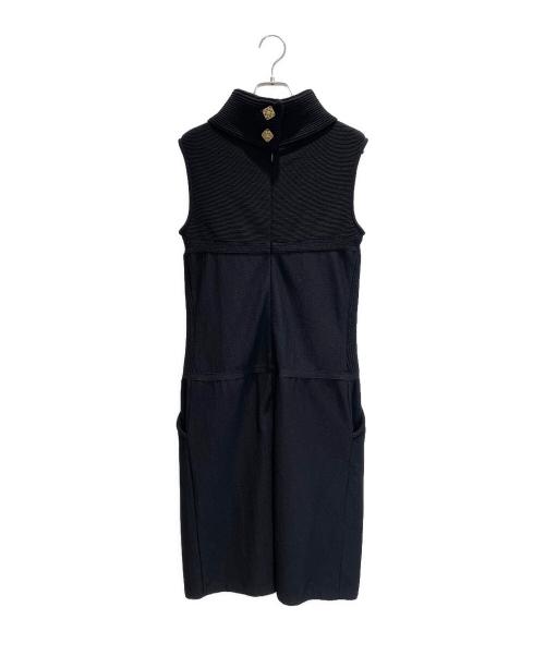 CHANEL（シャネル）CHANEL (シャネル) ノースリーブワンピース ブラック サイズ:36の古着・服飾アイテム