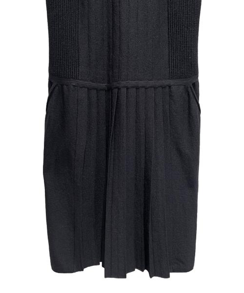 CHANEL（シャネル）CHANEL (シャネル) ノースリーブワンピース ブラック サイズ:36の古着・服飾アイテム