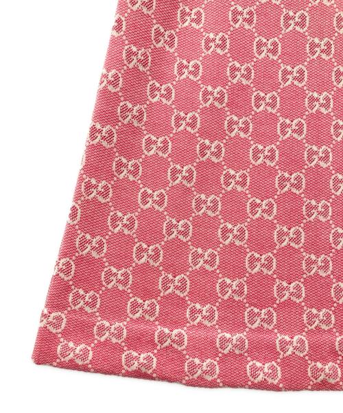 GUCCI（グッチ）GUCCI (グッチ) GGニットワンピース ピンク サイズ:Sの古着・服飾アイテム