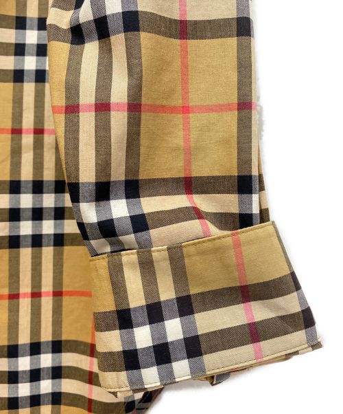 BURBERRY（バーバリー）BURBERRY (バーバリー) ノヴァチェックシャツ ブラウン サイズ:36の古着・服飾アイテム