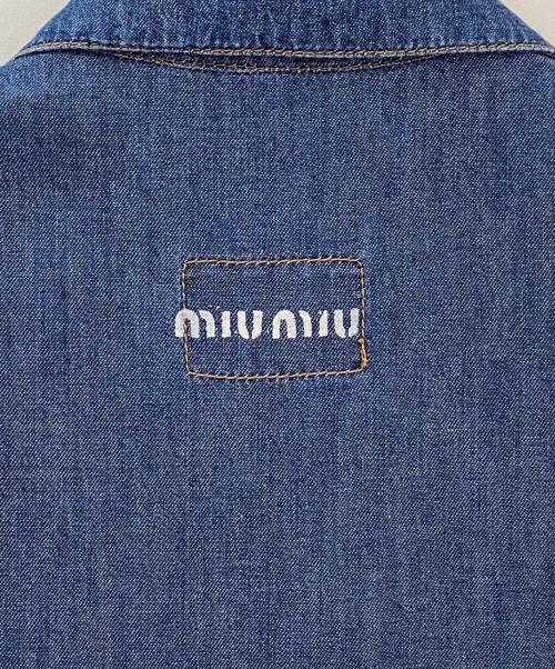 MIU MIU（ミュウミュウ）MIU MIU (ミュウミュウ) デニムワンピース サイズ:38の古着・服飾アイテム