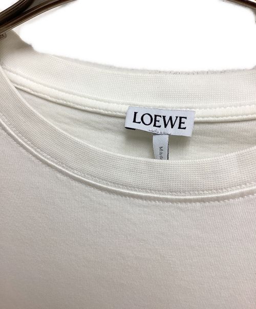 LOEWE（ロエベ）LOEWE (ロエベ) アナグラムポケットロングスリーブTシャツ ホワイト サイズ:Sの古着・服飾アイテム