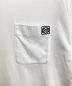 中古・古着 LOEWE (ロエベ) アナグラムポケットロングスリーブTシャツ ホワイト サイズ:S：30000円