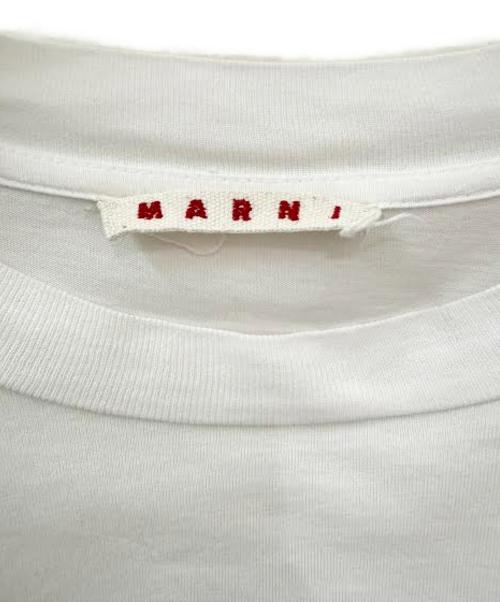 MARNI（マルニ）MARNI (マルニ) ロゴTシャツ ホワイト サイズ:36の古着・服飾アイテム