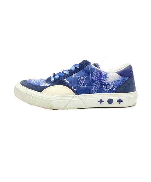 LOUIS VUITTON（ルイ ヴィトン）LOUIS VUITTON (ルイ ヴィトン) LVオリライン  スニーカー ネイビー サイズ:8の古着・服飾アイテム