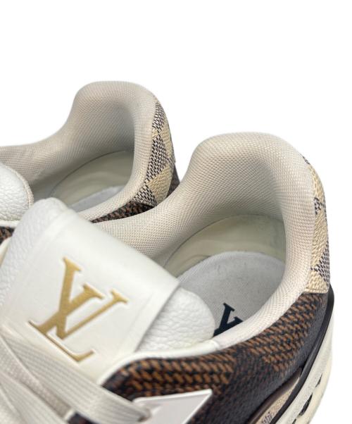 LOUIS VUITTON（ルイ ヴィトン）LOUIS VUITTON (ルイ ヴィトン) ダミエ LVトレーナー スニーカー ブラウン サイズ:61/2の古着・服飾アイテム