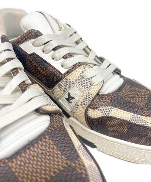 LOUIS VUITTON（ルイ ヴィトン）LOUIS VUITTON (ルイ ヴィトン) ダミエ LVトレーナー スニーカー ブラウン サイズ:61/2の古着・服飾アイテム