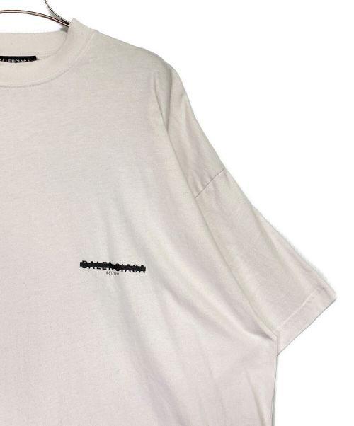 BALENCIAGA（バレンシアガ）BALENCIAGA (バレンシアガ) ロゴTシャツ ライトピンク サイズ:3の古着・服飾アイテム