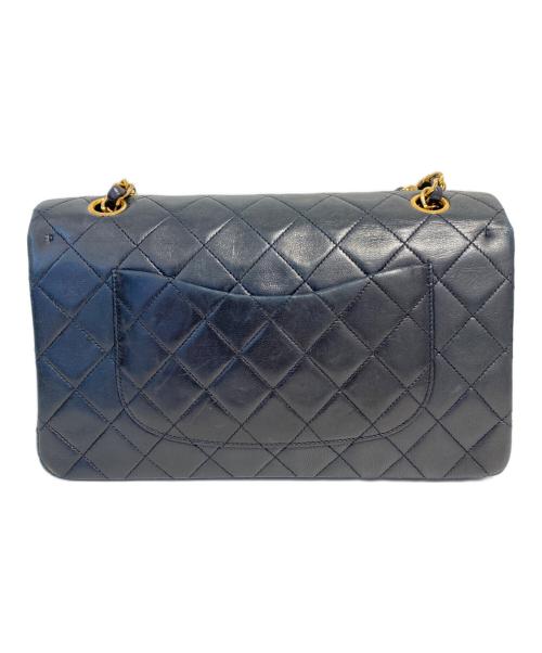 CHANEL（シャネル）CHANEL (シャネル) マトラッセ25 Wフラップチェーンショルダーバッグ ブラック サイズ:25の古着・服飾アイテム