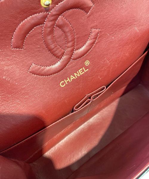 CHANEL（シャネル）CHANEL (シャネル) マトラッセ25 Wフラップチェーンショルダーバッグ ブラック サイズ:25の古着・服飾アイテム