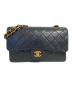 CHANEL（シャネル）の古着「マトラッセ25 Wフラップチェーンショルダーバッグ」｜ブラック