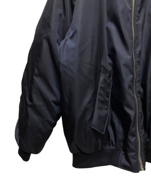 PRADA（プラダ）PRADA (プラダ) ジップアップブルゾンジャケット ネイビー サイズ:XSの古着・服飾アイテム