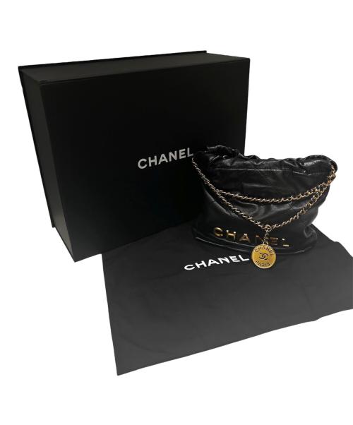 CHANEL（シャネル）CHANEL (シャネル) CHANEL22 ミニ ハンドバッグ ブラック サイズ:‐の古着・服飾アイテム