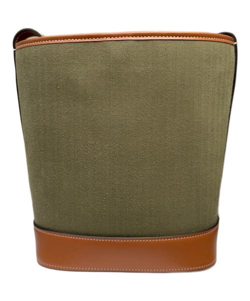 CELINE（セリーヌ）CELINE (セリーヌ) キュイル スモール バケット トリオンフ オリーブ サイズ:スモールの古着・服飾アイテム