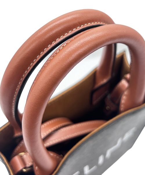 CELINE（セリーヌ）CELINE (セリーヌ) セリーヌ バーティカルミニトート/Celine Vertical Mini Tote ブラウンの古着・服飾アイテム