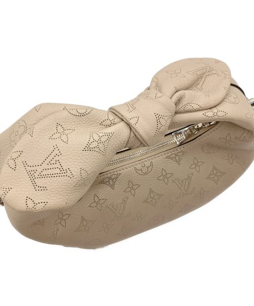 LOUIS VUITTON（ルイ ヴィトン）LOUIS VUITTON (ルイ ヴィトン) マヒナ ホワイ・ノット PM バッグ ベージュ サイズ:PMの古着・服飾アイテム