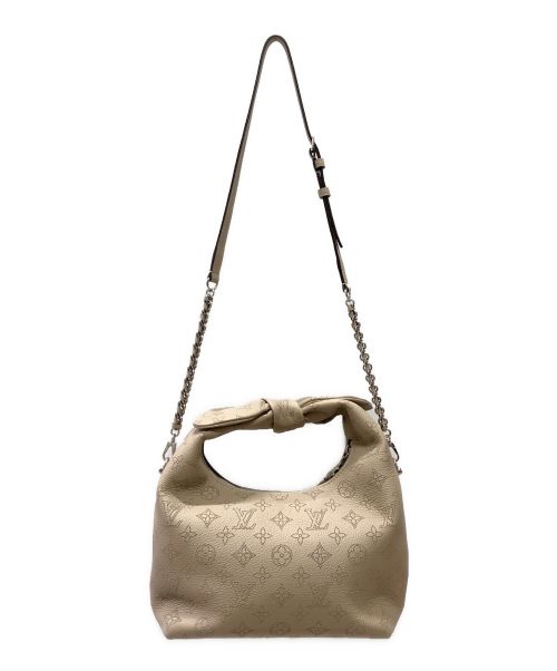 LOUIS VUITTON（ルイ ヴィトン）LOUIS VUITTON (ルイ ヴィトン) マヒナ ホワイ・ノット PM バッグ ベージュ サイズ:PMの古着・服飾アイテム