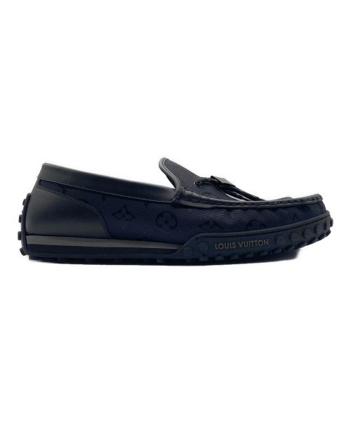 LOUIS VUITTON（ルイ ヴィトン）LOUIS VUITTON (ルイ ヴィトン) LVレーサーラインローファー ブラック サイズ:9の古着・服飾アイテム