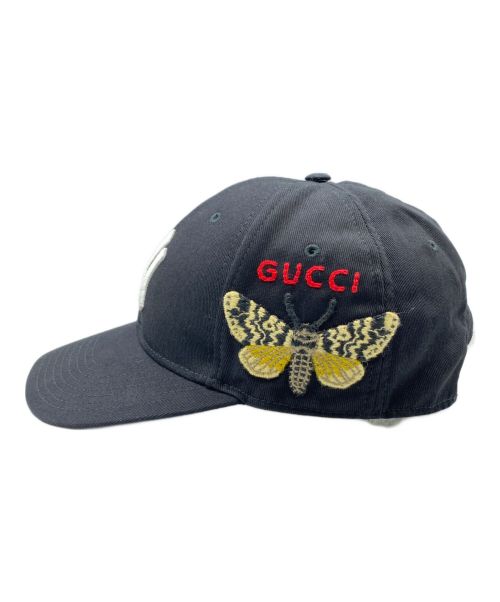GUCCI（グッチ）GUCCI (グッチ) New Era (ニューエラ) キャップ ブラック サイズ:57-61の古着・服飾アイテム