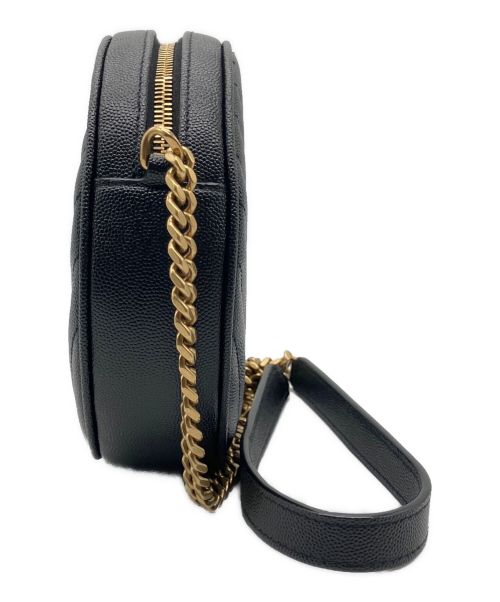 Saint Laurent Paris（サンローランパリ）Saint Laurent Paris (サンローランパリ) ヴェニルチェーンショルダーバッグ ブラックの古着・服飾アイテム
