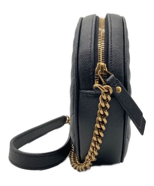 Saint Laurent Paris（サンローランパリ）Saint Laurent Paris (サンローランパリ) ヴェニルチェーンショルダーバッグ ブラックの古着・服飾アイテム