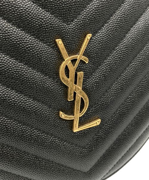 Saint Laurent Paris（サンローランパリ）Saint Laurent Paris (サンローランパリ) ヴェニルチェーンショルダーバッグ ブラックの古着・服飾アイテム