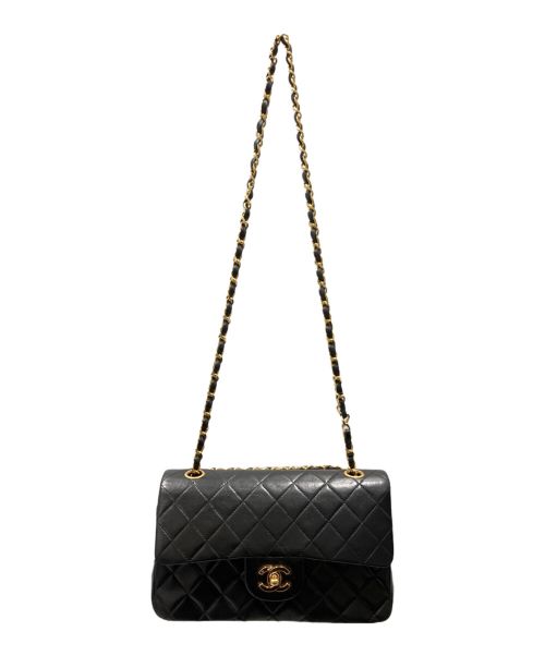 CHANEL（シャネル）CHANEL (シャネル) マトラッセ23/Wフラップチェーンショルダーバッグ ブラック サイズ:23の古着・服飾アイテム