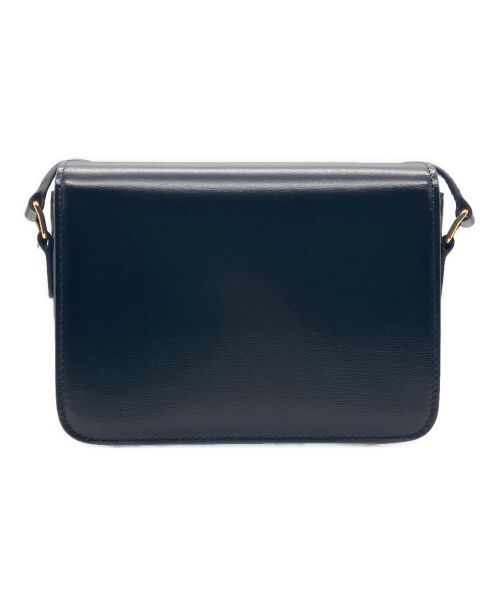 CELINE（セリーヌ）CELINE (セリーヌ) ティーン トリオンフ バッグ ノワールの古着・服飾アイテム