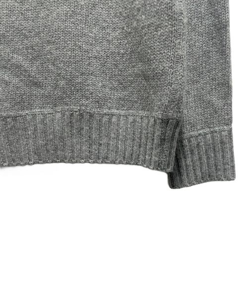 PRADA（プラダ）PRADA (プラダ) カシミヤロゴニット グレー サイズ:38の古着・服飾アイテム
