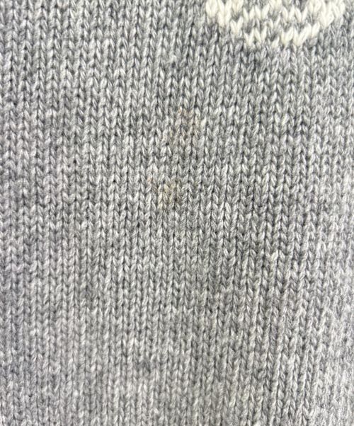 PRADA（プラダ）PRADA (プラダ) カシミヤロゴニット グレー サイズ:38の古着・服飾アイテム