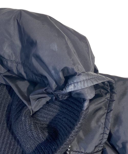 MONCLER（モンクレール）MONCLER (モンクレール) VOS/Down coat（ダウンコート） ブラック サイズ:1の古着・服飾アイテム