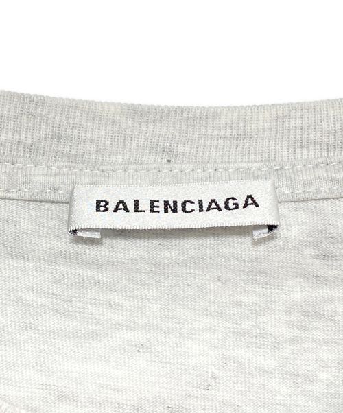 BALENCIAGA（バレンシアガ）BALENCIAGA (バレンシアガ) バックロゴTシャツ グレー サイズ:Lの古着・服飾アイテム