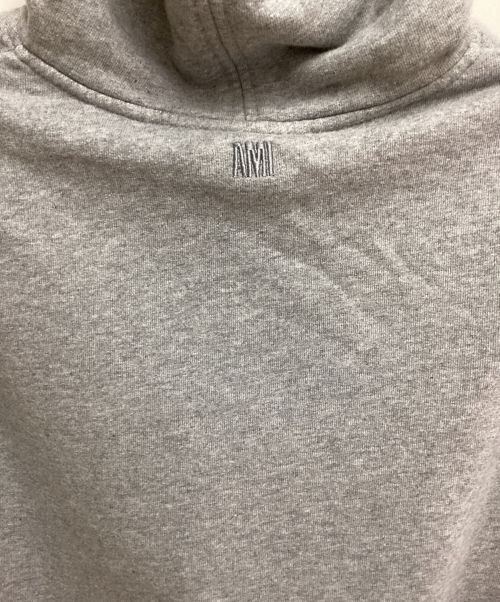 AMIPARIS（アミパリス）AMIPARIS (アミパリス) ロゴ刺繍パーカー グレー サイズ:XSの古着・服飾アイテム