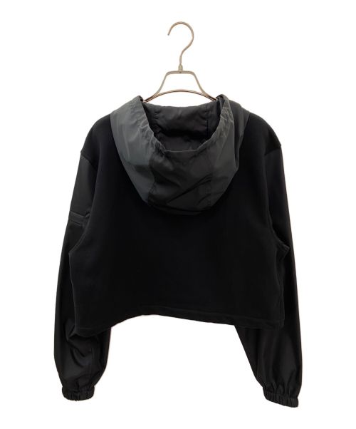 PRADA（プラダ）PRADA (プラダ) Re-Nylon切替パーカー ブラック サイズ:Sの古着・服飾アイテム