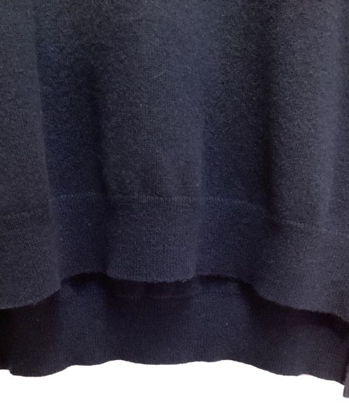 MONCLER（モンクレール）MONCLER (モンクレール) サイドスナップカシミヤンット ネイビー サイズ:Sの古着・服飾アイテム