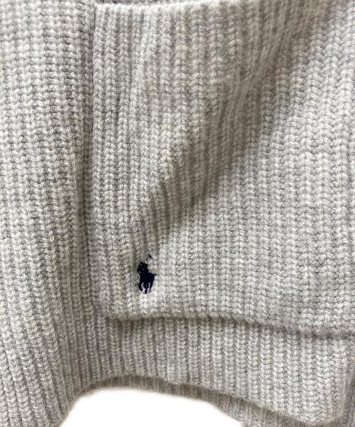 POLO RALPH LAUREN（ポロ・ラルフローレン）POLO RALPH LAUREN (ポロ・ラルフローレン) ローゲージニットカーディガン グレー サイズ:Mの古着・服飾アイテム