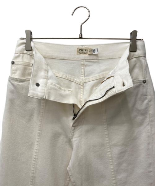 POLO DENIM&SUPPLY（ポロ デニムアンドサプライ）POLO DENIM&SUPPLY (ポロ デニムアンドサプライ) ワイドパンツ ホワイト サイズ:27の古着・服飾アイテム