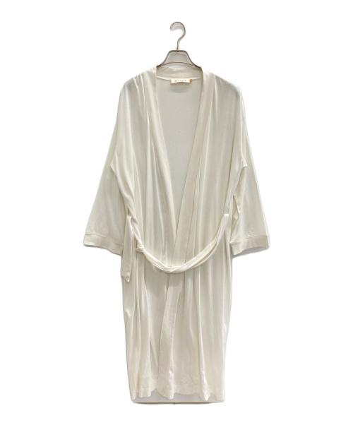 DEMYLEE（デミリー）DEMYLEE (デミリー) ロングカーディガン ホワイト サイズ:SIZE OSの古着・服飾アイテム