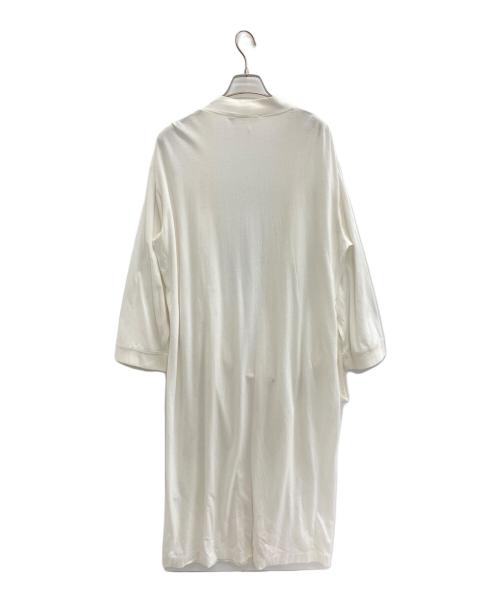 DEMYLEE（デミリー）DEMYLEE (デミリー) ロングカーディガン ホワイト サイズ:SIZE OSの古着・服飾アイテム