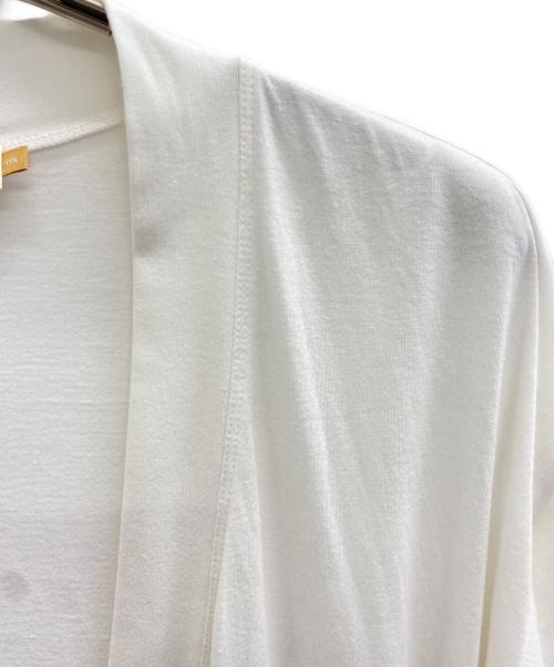 DEMYLEE（デミリー）DEMYLEE (デミリー) ロングカーディガン ホワイト サイズ:SIZE OSの古着・服飾アイテム