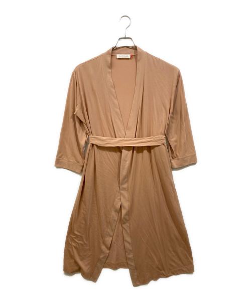 DEMYLEE（デミリー）DEMYLEE (デミリー) ロングカーディガン ベージュ サイズ:OSの古着・服飾アイテム