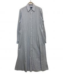 POLO RALPH LAUREN（ポロ・ラルフローレン）の古着「シャツワンピース」｜スカイブルー