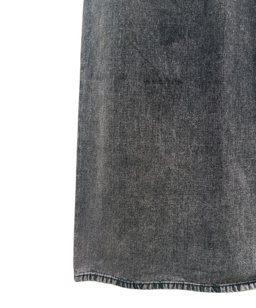 CHANEL（シャネル）CHANEL (シャネル) ワイドデニムパンツ ブラック サイズ:34の古着・服飾アイテム